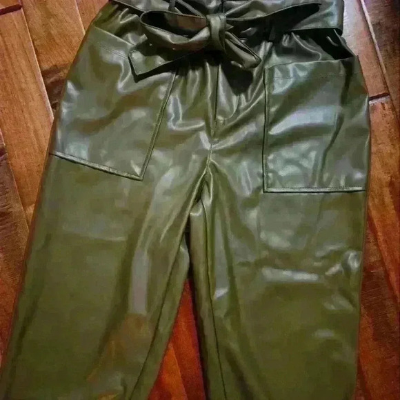 Who What Wear Women's Ankle Length Paper Bag Trousers size 4 - Picture 4 of 6